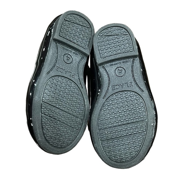 Children’s Place Black Patent Bow Ballet Flats Size 4 Baby Girl - Picture 9 of 9